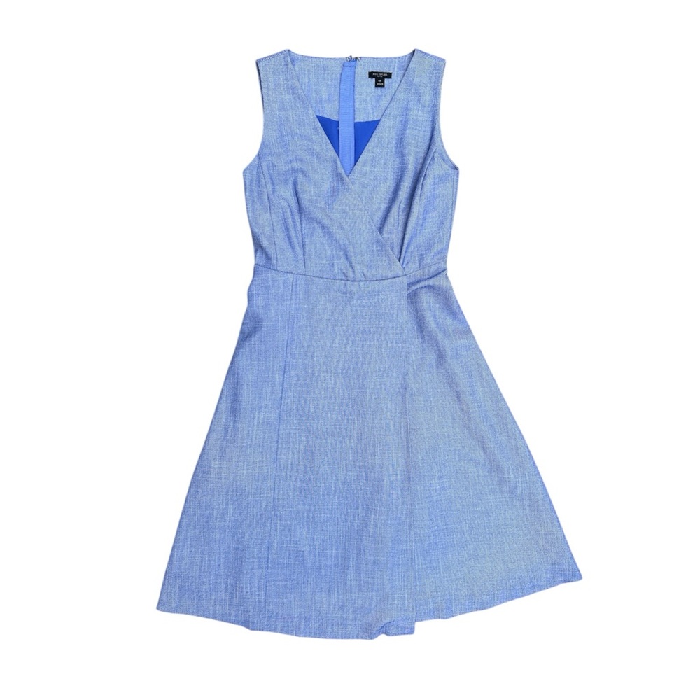 Ann Taylor Belted Sleeveless Wrap A-Line Dress Size 00P
